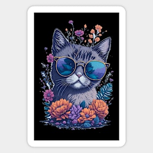 Cool Cat Kitten Lover Magnet